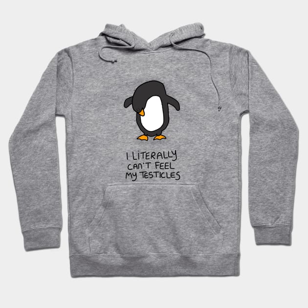 Grumpy Penguin Hoodie by grumpyanimals